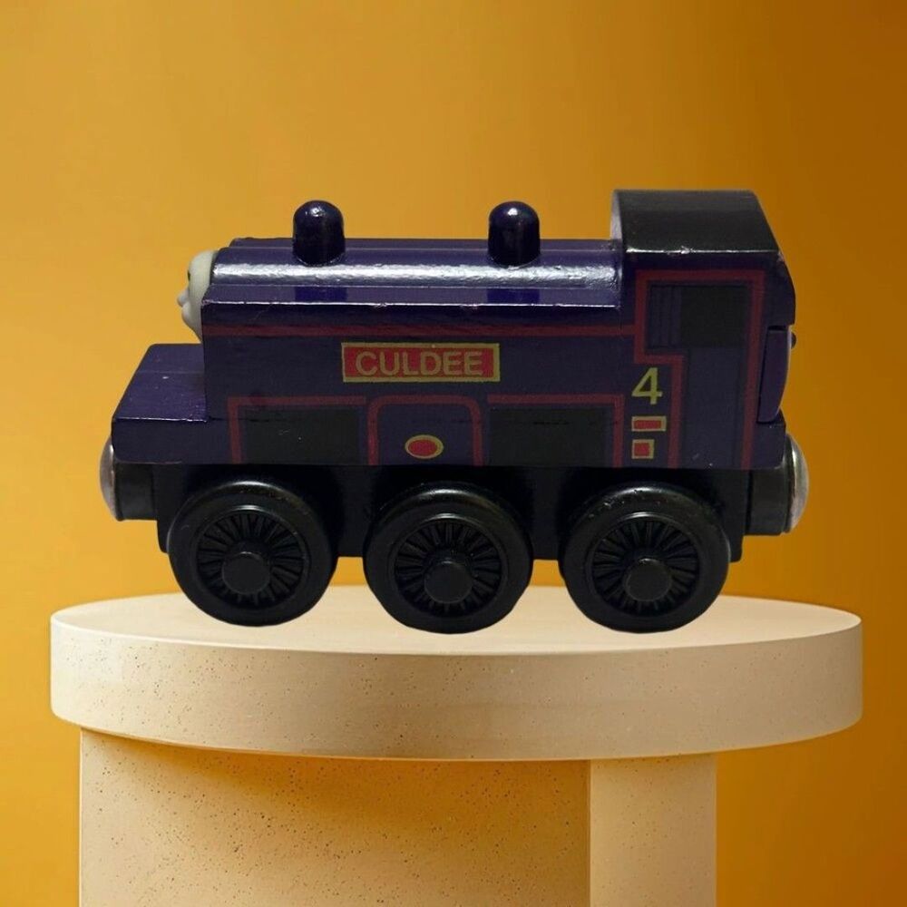 Thomas & Friends Railway Wooden CULDEE #4 Train vintage 1997